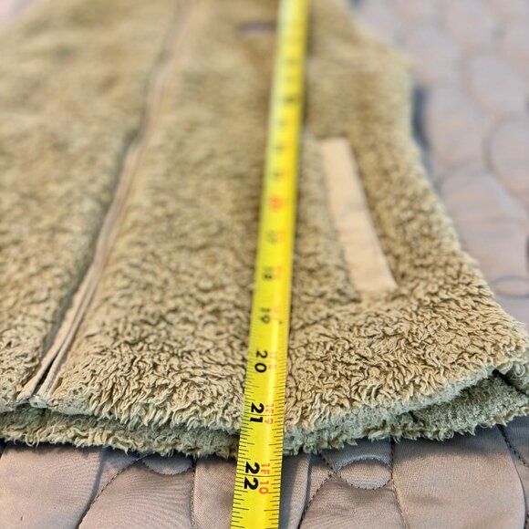 Patagonia Los Gatos Fuzzy Tan Vest Women XS - Picture 7 of 8